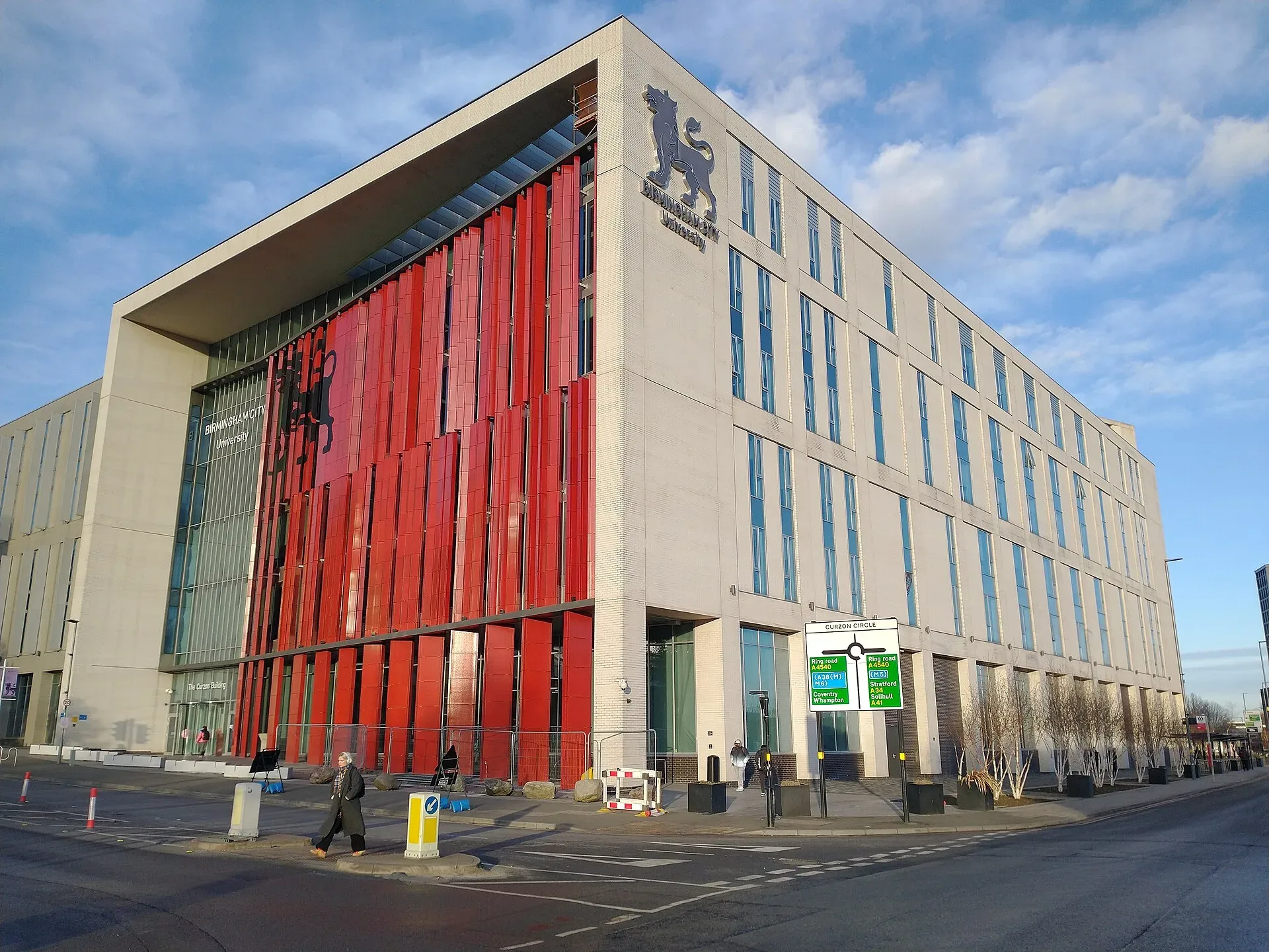Birmingham City University's Curzon Building on Curzon Street